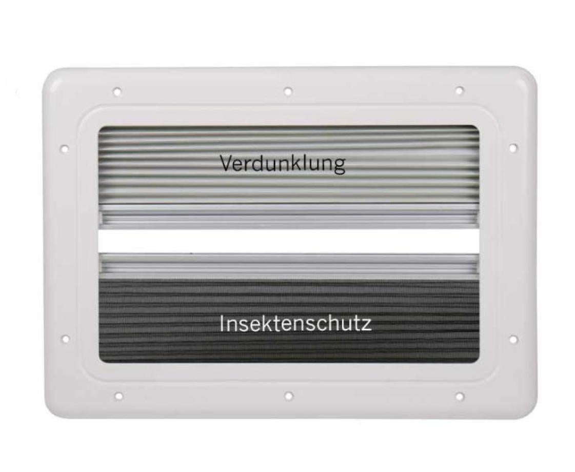 Carbest Ausstellfenster mit Verdunkelungssystem und Insektennetz