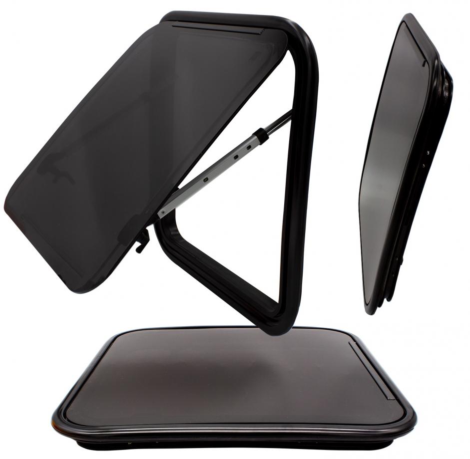 Hinged window W3A-5000R for curved walls