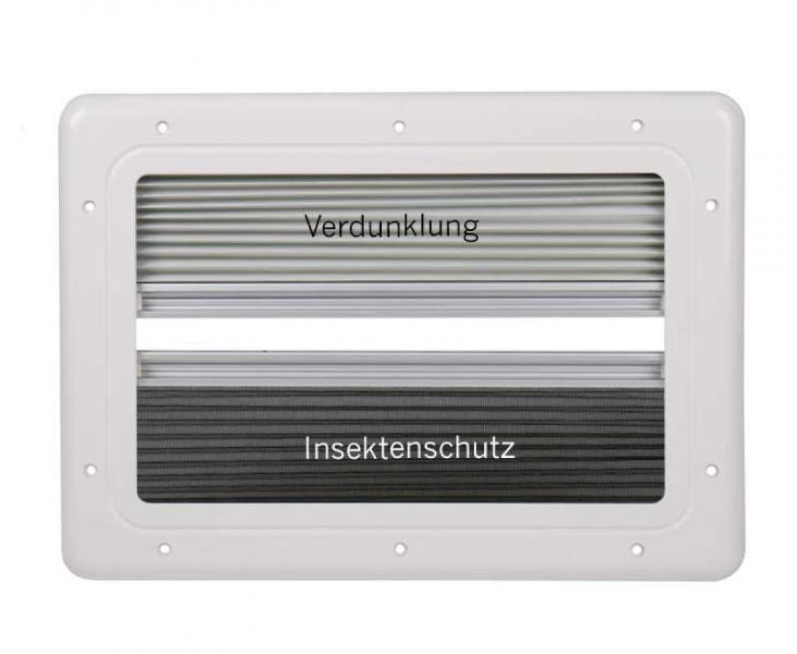 Carbest Ausstellfenster mit Verdunkelungssystem und Insektennetz