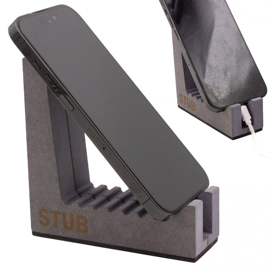 Handyhalterung aus Holz | STUB S | 8-fach verstellbar