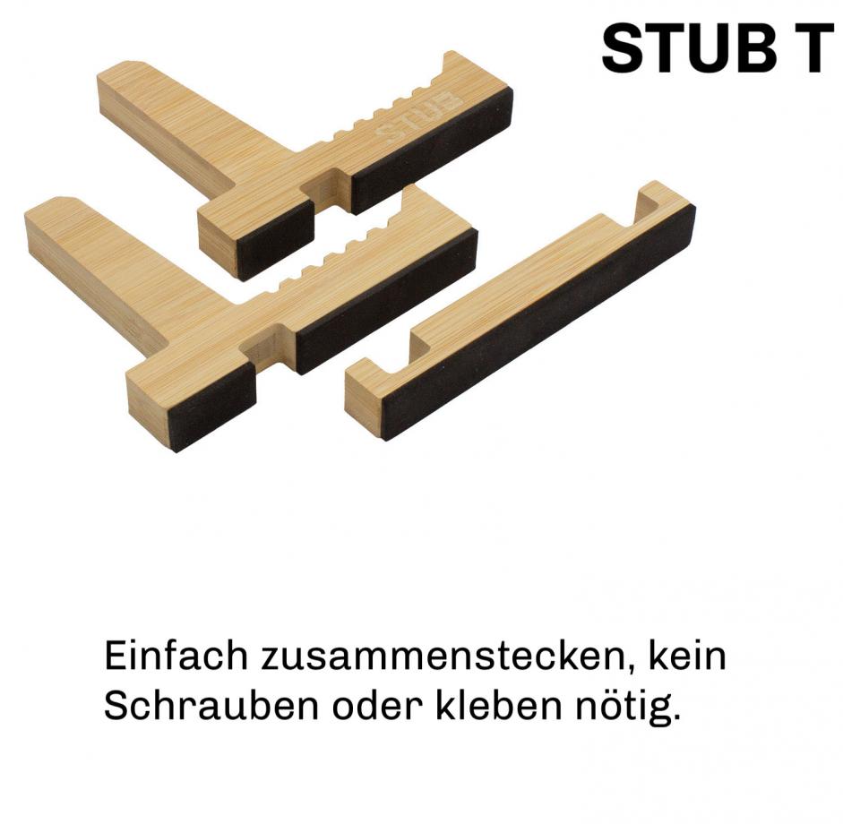 Tablethalterung aus Holz | verstellbar | iPad Halterung